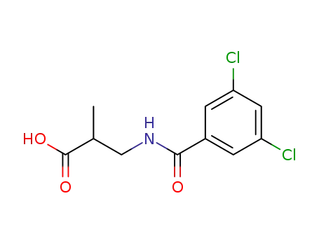 3-(3,5-dichlorobenzamido)-2-methylpropanoic acid
