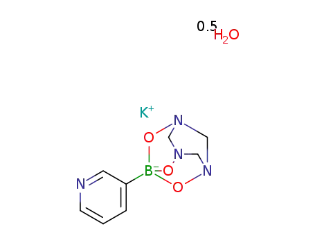 potassium 3-(pyridin-3-yl)-2,4,10-trioxa-1,5,7-triaza-3-boratricyclo[3.3.1.1(3,7)]decan-3-uide hydrate