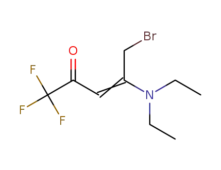 5-bromo-4-(diethylamino)-1,1,1-trifluoropent-3-en-2-one