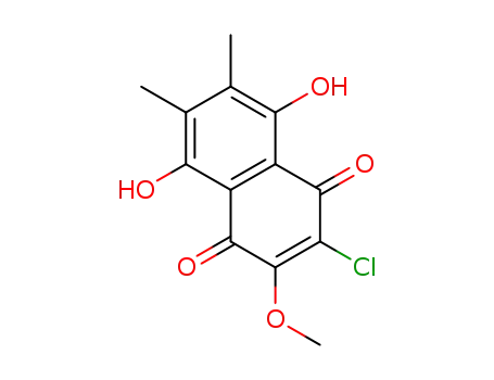 2-chloro-5,8-dihydroxy-3-methoxy-6,7-dimethylnaphthalene-1,4-dione
