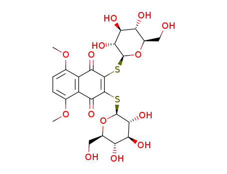2,3-di(β-D-glucopyranosyl-1-thio)-5,8-dimethoxynaphthalene-1,4-dione