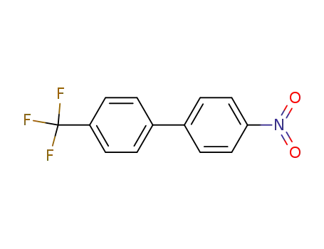 Molecular Structure of 80245-34-7 (4-Nitro-4'-(trifluoroMethyl)-1,1'-biphenyl)