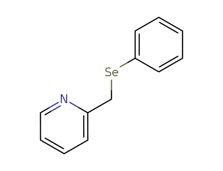Molecular Structure of 76358-92-4 (Pyridine, 2-[(phenylseleno)methyl]-)