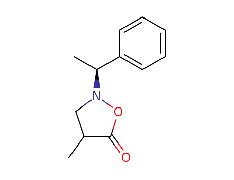 4-methyl-N-(S)-1-phenylethylisoxazolidin-5-one