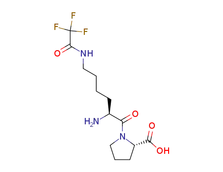 Molecular Structure of 103300-89-6 (N6-Trifluoroacetyl-L-lysyl-L-proline)