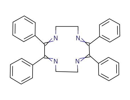 Molecular Structure of 79403-78-4 (1,4,7,10-Tetraazacyclododeca-1,3,7,9-tetraene, 2,3,8,9-tetraphenyl-)