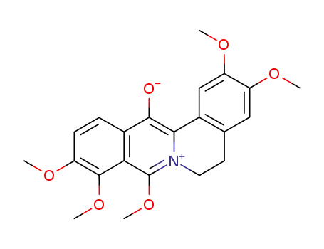 5,6-dihydro-2,3,8,9-10-pentamethoxydibenzoquinolizinium-13-olate
