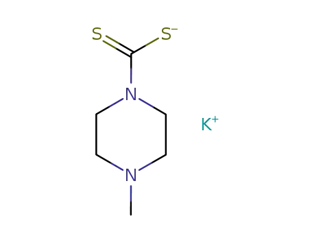 N-methylpiperazinodithiocarboxylic acid, potassium salt