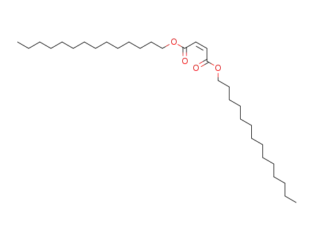 Molecular Structure of 27826-82-0 (Maleic acid ditetradecyl ester)