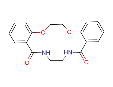 5,6,7,8,9,10,16,17-octahydrodibenzo<1,4,8,11>dioxadiazacyclotetradecine-5,10-dione