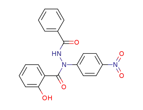 Benzoic acid N'-(2-hydroxy-benzoyl)-N'-(4-nitro-phenyl)-hydrazide