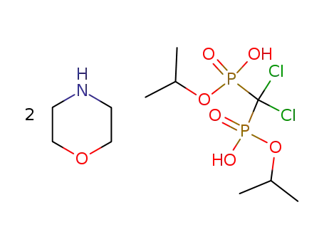 (dichloromethylene)bisphosphonic acid P,P'-bis(1-methylethyl) ester dimorpholinium salt