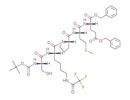 Boc-Ser-Lys(TFA)-Pro-Met-Gly(OBzl)2