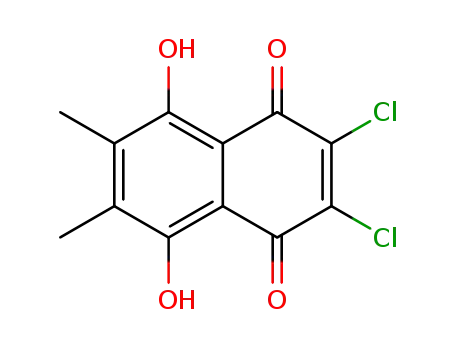 2,3-dichloro-5,8-dihydroxy-6,7-dimethylnaphthalene-1,4-dione