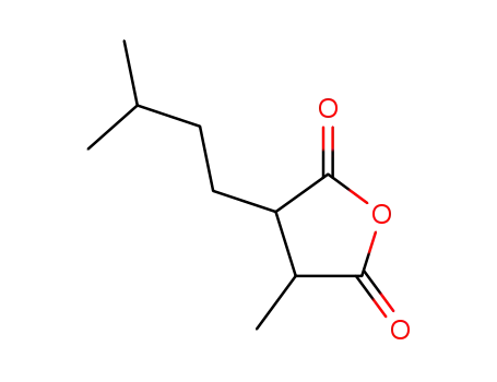 2-isopentyl-3-methyl-succinic acid-anhydride