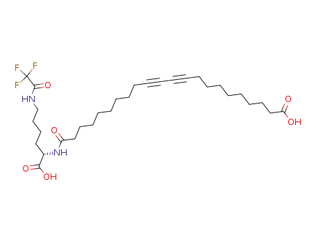 21-[(S)-1-Carboxy-5-(2,2,2-trifluoro-acetylamino)-pentylcarbamoyl]-henicosa-10,12-diynoic acid