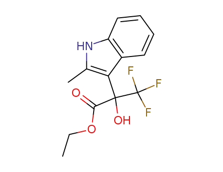 3,3,3-trifluoro-2-hydroxy-2-(2-methyl-1H-indol-3-yl)-propionic acid ethyl ester