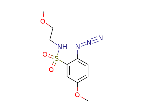 2-azido-5-methoxy-N-(2-methoxyethyl)benzenesulfonamide