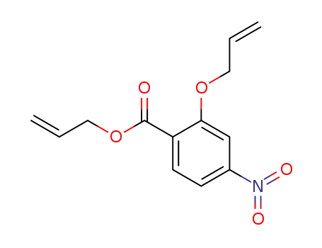 Molecular Structure of 735351-47-0 (Benzoic acid, 4-nitro-2-(2-propenyloxy)-, 2-propenyl ester)