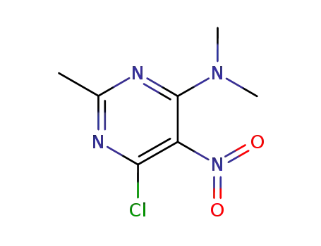 4-chloro-6-(N,N-dimethylamino)-2-methyl-5-nitropyrimidine