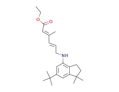(2E,4E)-6-(6-tert-Butyl-1,1-dimethyl-indan-4-ylamino)-3-methyl-hexa-2,4-dienoic acid ethyl ester