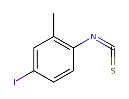 Molecular Structure of 143014-18-0 (Benzene, 4-iodo-1-isothiocyanato-2-methyl-)
