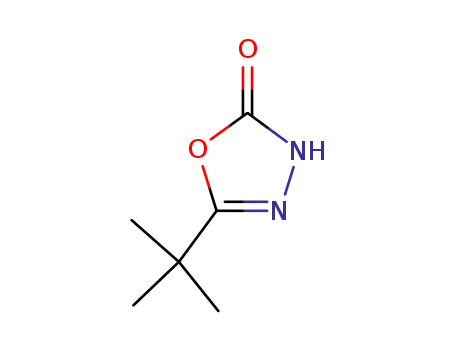 Molecular Structure of 7120-86-7 (5-(1,1-dimethylethyl)-1,3,4-oxadiazol-2(3H)-one)