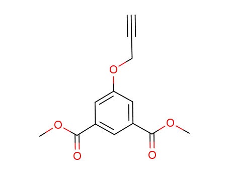 Molecular Structure of 859857-53-7 (1,3-Benzenedicarboxylic acid, 5-(2-propynyloxy)-, dimethyl ester)