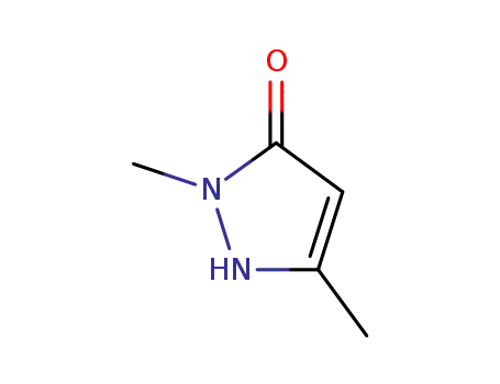 Molecular Structure of 3201-29-4 (2,5-Dimethyl-1H-pyrazol-3(2H)-one)