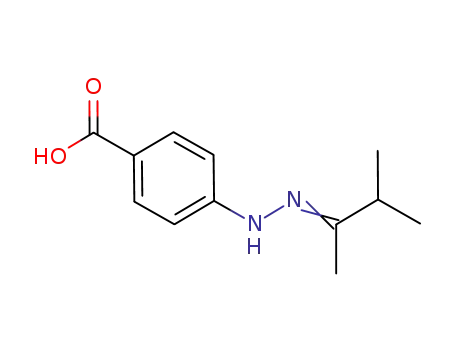 4-(2-(3-methylbutan-2-ylidene)hydrazinyl)benzoic acid