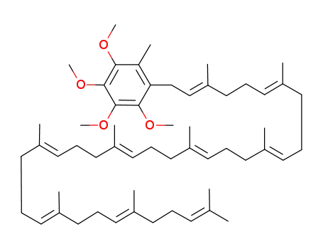 1,2,3,4-tetramethoxy-5-methyl-6-((2E,6E,10E,14E,18E,22E,26E,30E)-3,7,11,15,19,23,27,31,35-nonamethyl-hexatriaconta-2,6,10,14,18,22,26,30,34-nonaenyl)-benzene
