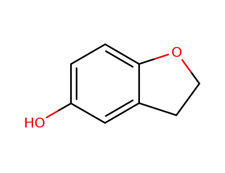 Molecular Structure of 40492-52-2 (2,3-dihydro-benzofuran-5-ol)