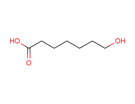 Molecular Structure of 3710-42-7 (7-HYDROXYHEPTANOIC ACID)