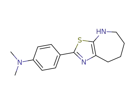 2-(4-Dimethylaminophenyl)-5,6,7,8-tetrahydro-4H-thiazolo [5,4-b]azepine