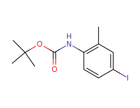 Molecular Structure of 666746-27-6 (TERT-BUTYL 4-IODO-2-METHYLPHENYLCARBAMATE)