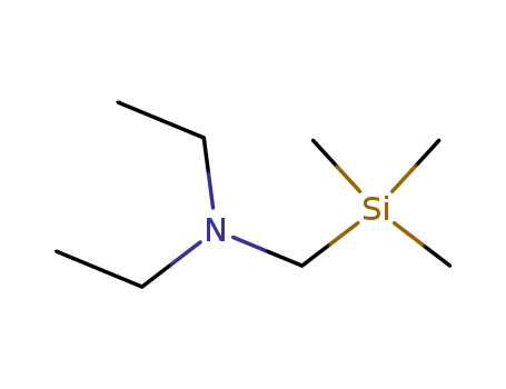 Molecular Structure of 10545-36-5 ((DIETHYLAMINOMETHYL)TRIMETHYLSILANE)