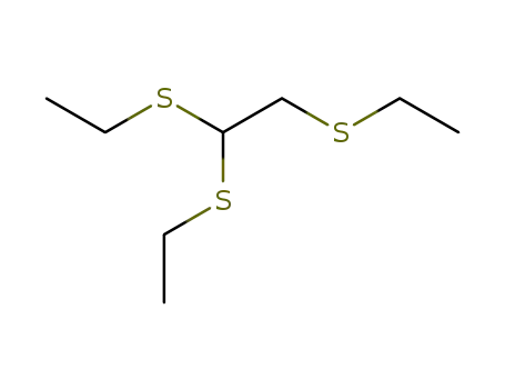 Molecular Structure of 7038-14-4 (Ethane, 1,1,2-tris(ethylthio)-)