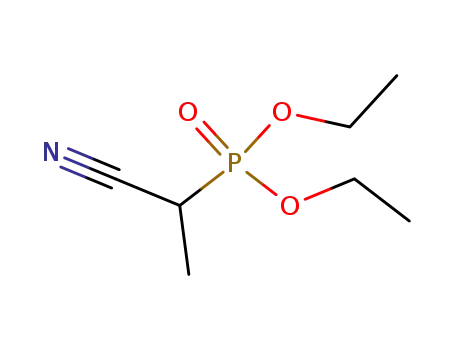Molecular Structure of 29668-61-9 (DIETHYL (1-CYANOETHYL)PHOSPHONATE)