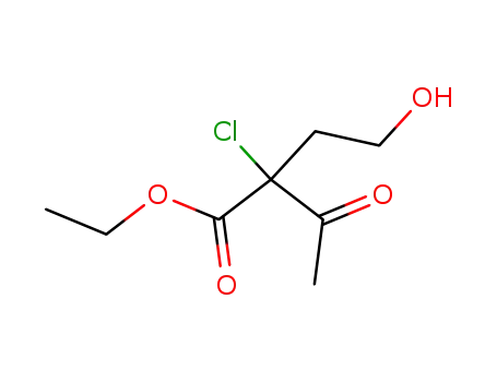 2-chloro-2-(2-hydroxy-ethyl)-acetoacetic acid ethyl ester