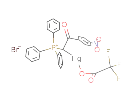 [(4-NO2C6H4C(O))(trifluoroacetatomercurio)methyl]triphenylphosphonium bromide