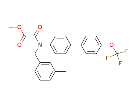 methyl N-(3-methylbenzyl)-N-[4'-(trifluoromethoxy)biphenyl-4-yl]oxamate