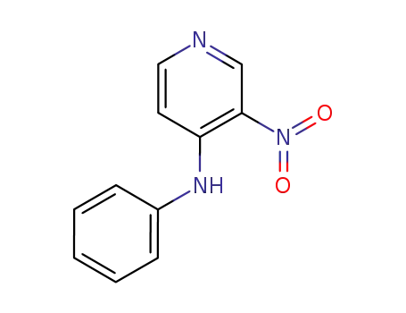 Molecular Structure of 35750-90-4 (4-Pyridinamine, 3-nitro-N-phenyl-)
