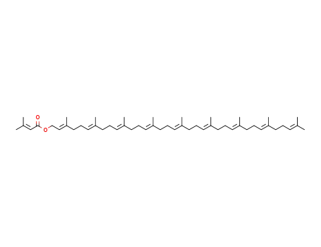 3-methyl-but-2-enoic acid 3,7,11,15,19,23,27,31,35-nonamethyl-hexatriaconta-2,6,10,14,18,22,26,30,34-nonaen-1-yl ester