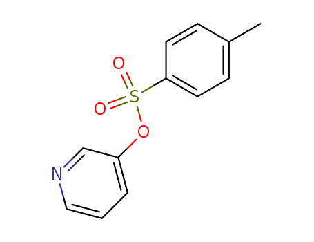 Molecular Structure of 67284-17-7 (3-Pyridinol, 4-methylbenzenesulfonate (ester))