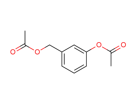 Molecular Structure of 57281-56-8 (Benzenemethanol, 3-(acetyloxy)-, acetate)