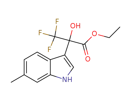 3,3,3-trifluoro-2-hydroxy-2-(6-methyl-1H-indol-3-yl)-propionic acid ethyl ester