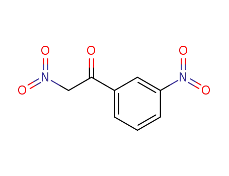 Molecular Structure of 14367-80-7 (Ethanone, 2-nitro-1-(3-nitrophenyl)-)