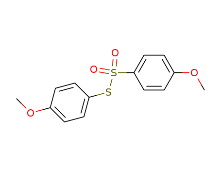 Benzenesulfonothioic acid, 4-methoxy-, S-(4-methoxyphenyl) ester