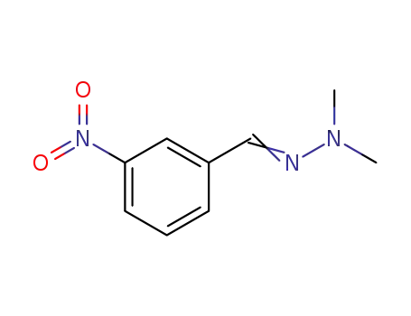 Molecular Structure of 32787-76-1 (Benzaldehyde, 3-nitro-, dimethylhydrazone)