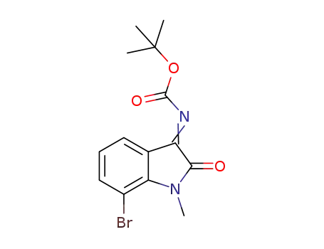 tert-butyl 7-bromo-1-methyl-2-oxoindolin-3-ylidenecarbamate